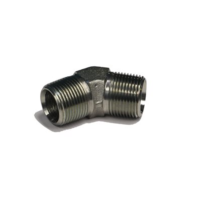 ADAPT. 45° MÂLE NPT 3 / 8" X MÂLE NPT 3 / 8"