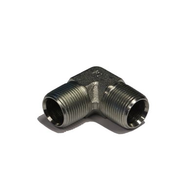 ADAPT. 90° MÂLE NPT 3 / 8" X MÂLE NPT 3 / 8"