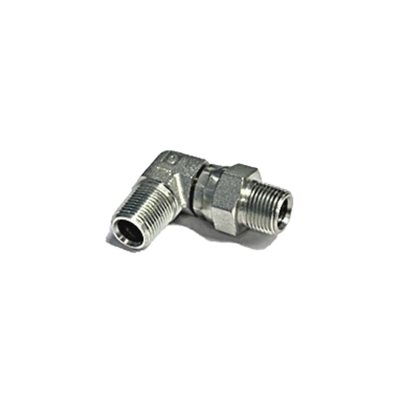 ADAPT. 90° MÂLE NPT 3 / 8" X MÂLE NPT TOURNANT 3 / 8"