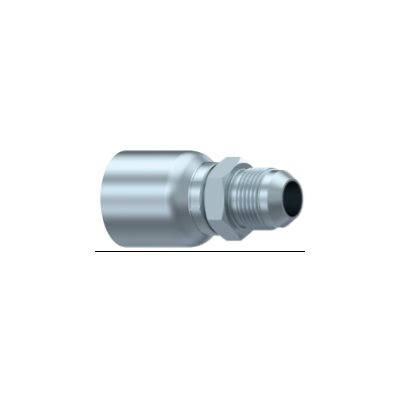 SWAGE FITTING ONE PIECE MALE JIC 1-1 / 2" X 1-1 / 2"