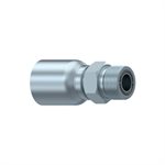 SWAGE FITTING ONE PIECE MALE ORFS 1 / 4" X 1 / 4"