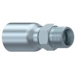 SWAGE FITTING ONE PIECE MALE METRIC 08S X 1 / 4"