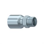 SWAGE FITTING ONE PIECE MALE METRIC 08S X 1 / 4"