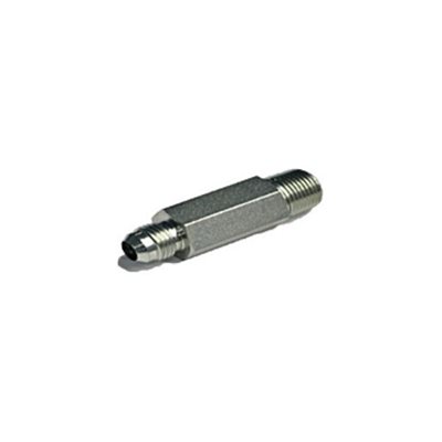 ADAPT. MÂLE JIC 1 / 4" X MÂLE NPT 1 / 8" LONG