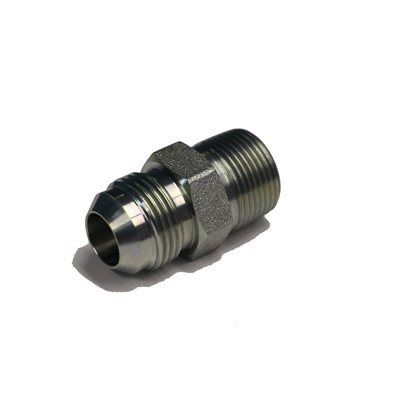 ADAPT. MÂLE JIC 1 / 8" X MÂLE NPT 1 / 8"