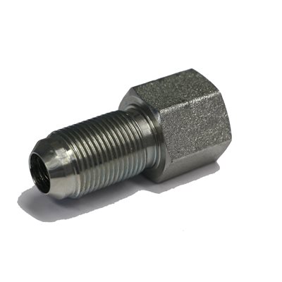 ADAPT. MALE JIC BULKHEAD 1 / 4" X FEM NPT 1 / 8"