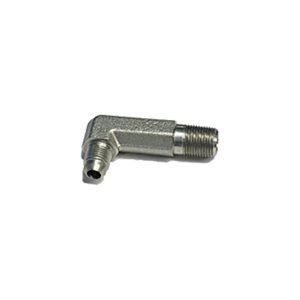 ADAPT. 90° MÂLE JIC 1 / 4" X MÂLE NPT 1 / 8" EXTRA LONG