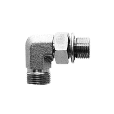 ADAPT. 90° MALE ORFS 1 / 4" X MALE METRIC 12MM X 1.5