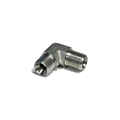 ADAPT. 90° MALE BSPP 1 / 8" X MALE BSPT (TAPER) 1 / 8"