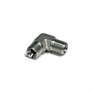 ADAPT. 90° MÂLE BSPP 1 / 8" X MÂLE BSPT (TAPER) 1 / 4"