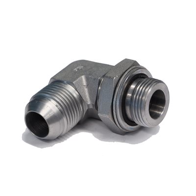 ADAPT. 90° MÂLE JIC 3 / 8" X MÂLE BSPP AJUSTABLE 1 / 4"