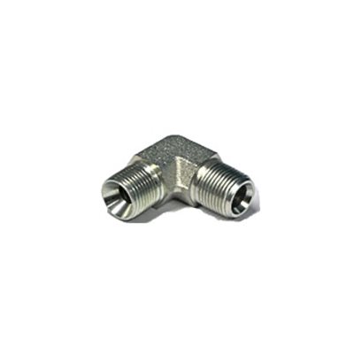 ADAPT. 90° MÂLE BSPP 1 / 4" X MÂLE NPT 1 / 4"