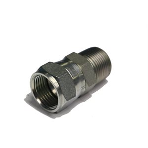 ADAPT. FEM JIC TOURNANT 1 / 4" X MÂLE NPT 1 / 8"