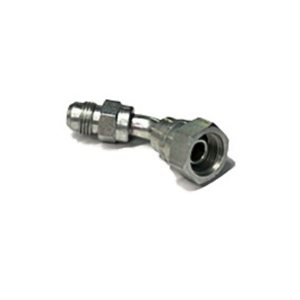 ADAPT. 45° MÂLE JIC 1 / 4" X FEM BSPP TOURNANT 1 / 4"