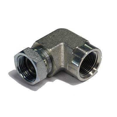 ADAPT. 90° FEM NPT SWIVEL 1 / 8" X FEM NPT 1 / 8"