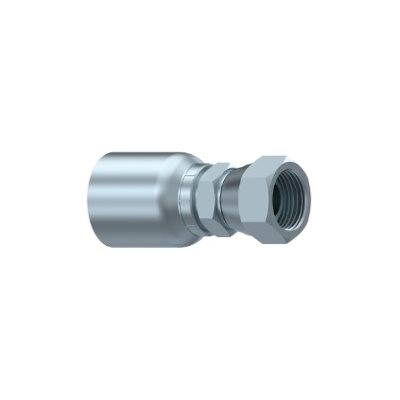 SWAGE FITTING ONE PIECE FEM BSPP DOUBLE HEX 60° 1 / 2" X 1 / 2"