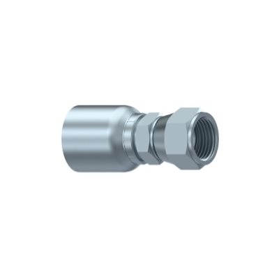 SWAGE FITTING ONE PIECE FEM JIC DOUBLE HEX 1 / 2" X 1 / 2"