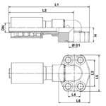 RACCORD 90° CODE 62 COMPACT 1 / 2" X 1 / 2"