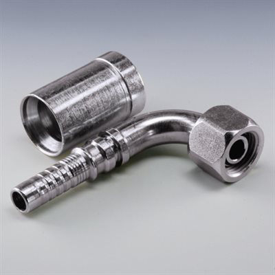 RACCORD 90° FEM BSPP CÔNE 60° 1-1 / 4" X 1-1 / 4"