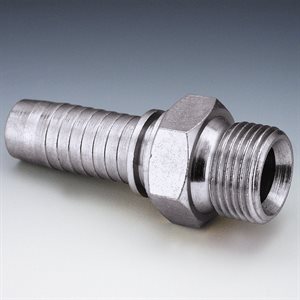 SWAGE FITTING MALE BSPP CONE 60° 3 / 16" X 3 / 16"