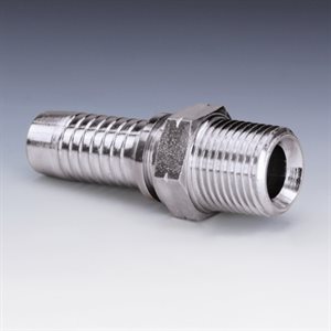 SWAGE FITTING MALE NPT 1 / 8" X 3 / 16"