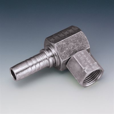 RACCORD 90° FEM JIC COMPACT 5 / 16" X 1 / 4"