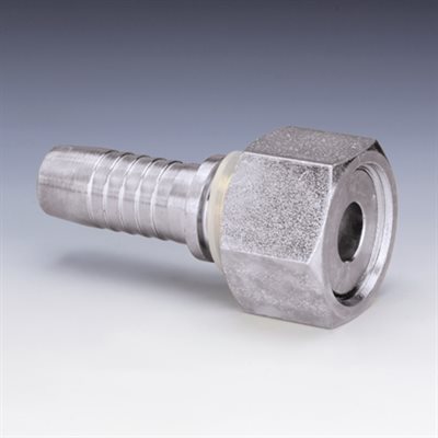 SWAGE FITTING FEM BSPP FLAT FACE 1 / 8" X 1 / 4"