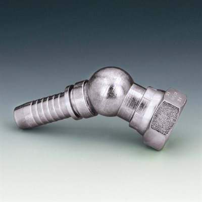 RACCORD 45° COMPACT FEM BSPP CÔNE 60° 1 / 2" X 1 / 2"