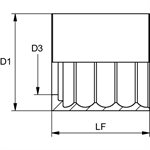 SWAGE FERRULE SUCTION 2"