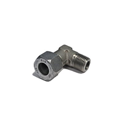 ADAPT. 90° MALE METRIC 06L X MALE NPT 1 / 4"